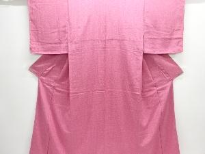 未使用品　麻の葉模様小紋着物